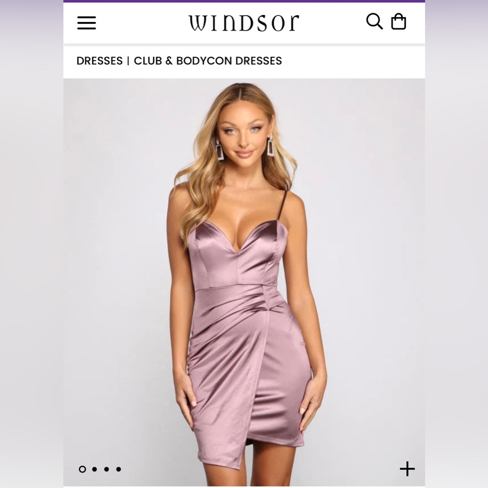 Windsor Satin Dress
